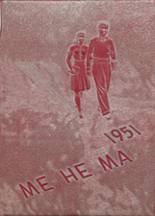 Malin High School 1951 yearbook cover photo