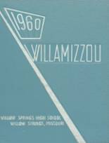 Willow Springs High School 1960 yearbook cover photo
