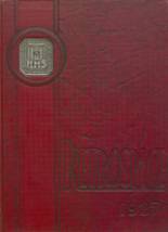 Hamilton High School West 1937 yearbook cover photo