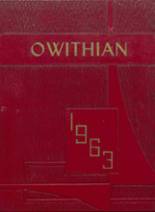 Owen-Withee High School 1963 yearbook cover photo