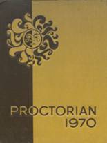 Proctor High School 1970 yearbook cover photo