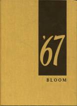 Bloom High School 1967 yearbook cover photo