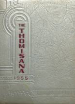 Thomasville High School 1955 yearbook cover photo