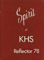 1978 Kilgore High School Yearbook from Kilgore, Texas cover image