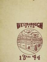 Westborough High School 1974 yearbook cover photo