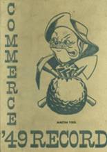 Commerce High School 1949 yearbook cover photo
