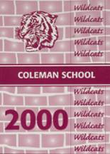 2000 Coleman High School Yearbook from Coleman, Oklahoma cover image