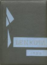 Lennox High School 1958 yearbook cover photo