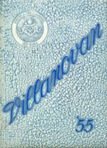 1955 Villanova Preparatory School Yearbook from Ojai, California cover image