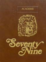 Academy High School 1979 yearbook cover photo