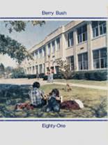 1981 Cranberry High School Yearbook from Seneca, Pennsylvania cover image
