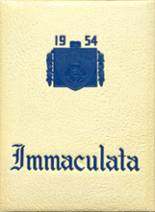 Immaculata High School 1954 yearbook cover photo