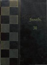 Geneva High School 1956 yearbook cover photo