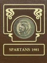 Sparta High School 1981 yearbook cover photo