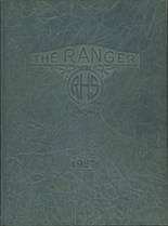 Ranger High School 1927 yearbook cover photo