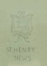 St. Henrys High School 1945 yearbook cover photo