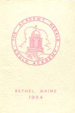 Gould Academy 1954 yearbook cover photo