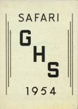 1954 Geraldine High School Yearbook from Geraldine, Montana cover image
