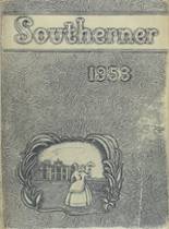 South High School 1953 yearbook cover photo
