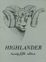 Highland High School 1988 yearbook cover photo