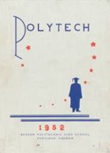 Benson Polytechnic High School 1952 yearbook cover photo