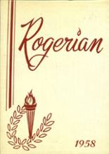 Rogers High School 1958 yearbook cover photo