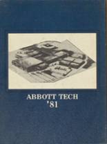 Abbott Technical High School 1981 yearbook cover photo