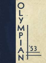 Marietta High School 1953 yearbook cover photo