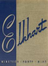 Elkhart High School (thru 1972) 1949 yearbook cover photo