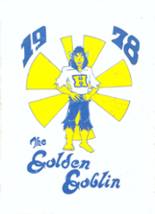 Harrison High School 1978 yearbook cover photo