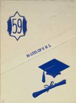 Volga High School 1959 yearbook cover photo
