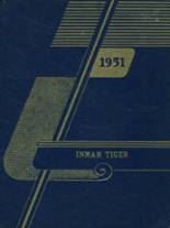 Inman High School 1951 yearbook cover photo