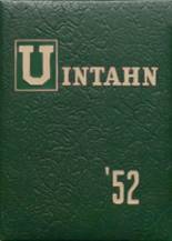 Uintah High School 1952 yearbook cover photo