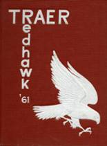 Traer High School 1961 yearbook cover photo