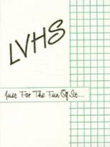 Lander Valley High School 1988 yearbook cover photo