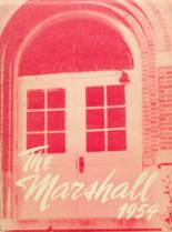 1954 Marshall County High School Yearbook from Guntersville, Alabama cover image