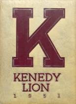 Kenedy High School 1951 yearbook cover photo