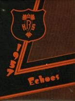 Ramsey High School 1957 yearbook cover photo
