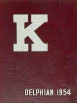 Central High School 1954 yearbook cover photo