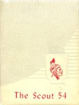 Bridger High School 1954 yearbook cover photo