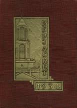 Pawtucket High School 1934 yearbook cover photo