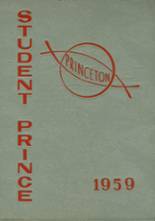 Princeton High School 1959 yearbook cover photo