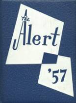 Turlock High School 1957 yearbook cover photo