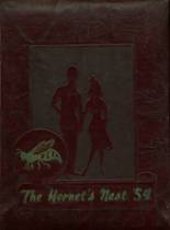 Mobeetie High School 1954 yearbook cover photo