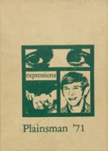 Plainfield High School 1971 yearbook cover photo