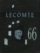 Lecompte High School 1966 yearbook cover photo