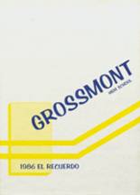 1986 Grossmont High School Yearbook from La mesa, California cover image