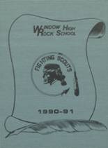 Window Rock High School 1991 yearbook cover photo