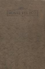 1922 Monticello High School Yearbook from Monticello, Iowa cover image