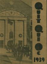 Plymouth High School 1939 yearbook cover photo